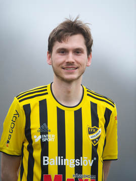 Edvin Nilsson, IFK Hässleholm, lag och porträttfoto i