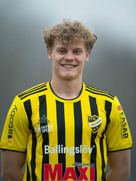 Elmar Lindkvist, IFK Hässleholm, lag och porträttfoto i