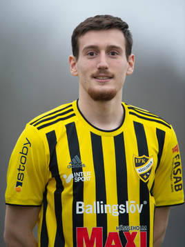 Erjon Rama, IFK Hässleholm, lag och porträttfoto i