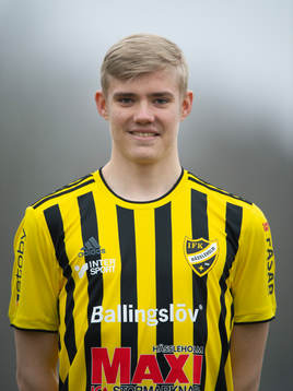 Linus Roslund, IFK Hässleholm, lag och porträttfoto i