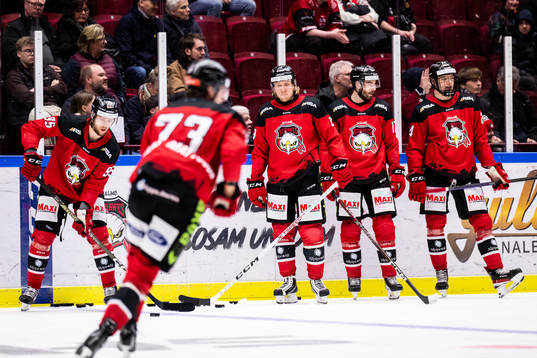 Malmö Redhawks Carl Persson, Marcus Sylvegård, Markus