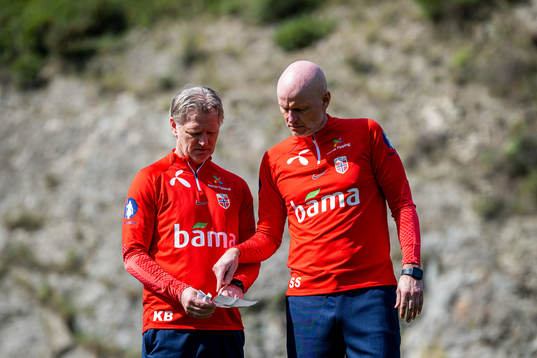 Kent Bergersen, assistant coach, and Ståle Solbakken, head