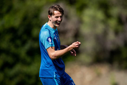 Sander Berge of the Norwegian national football team