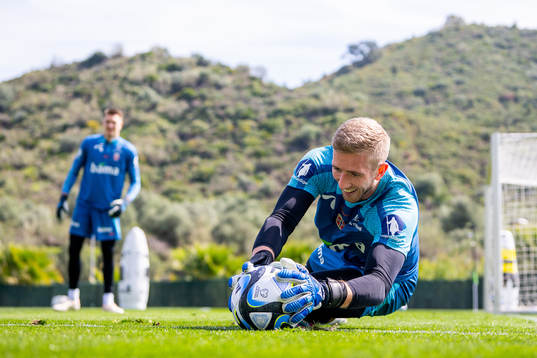 Goalkeeper Egil Selvik of the Norwegian national football