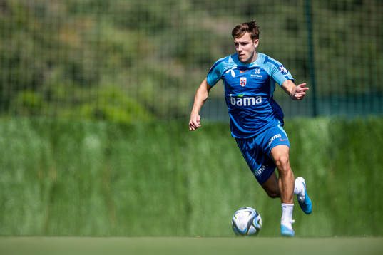 Fredrik André Bjørkan of the Norwegian national football