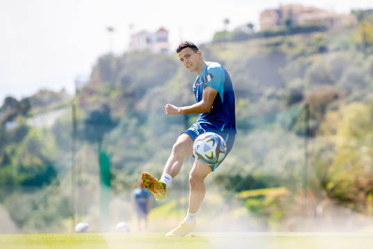 Mohamed Elyounoussi of the Norwegian national football team