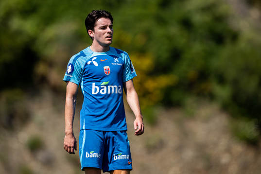 Hugo Vetlesen of the Norwegian national football team