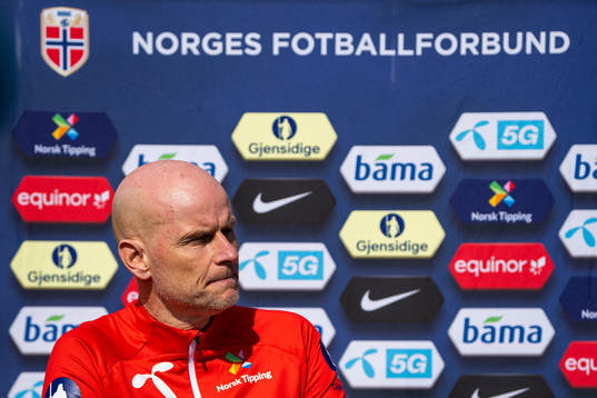 Ståle Solbakken, head coach of the Norwegian national