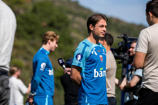 Patrick Berg of the Norwegian national football team