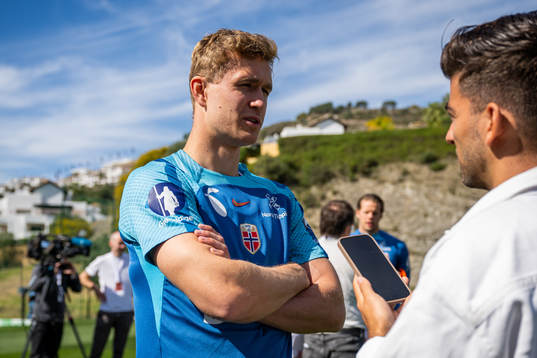 Ola Solbakken of the Norwegian national football team is