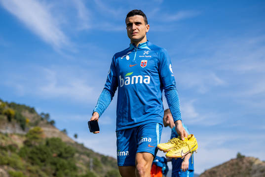 Mohamed Elyounoussi of the Norwegian national football team
