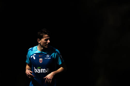 Sander Berge of the Norwegian national football team