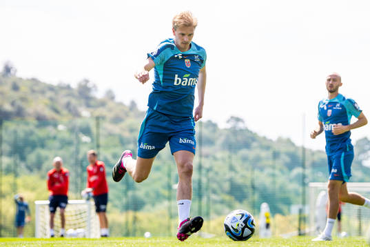 Morten Thorsby of the Norwegian national football team