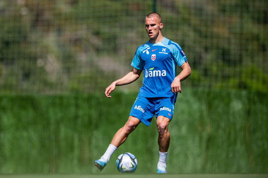 Leo Skiri Østigård of the Norwegian national football team