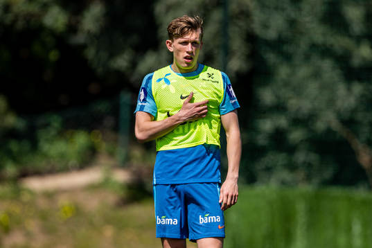 Marcus Holmgren Pedersen of the Norwegian national football