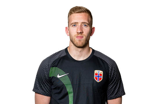 Goalkeeper Egil Selvik of the Norwegian national football