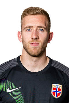 Goalkeeper Egil Selvik of the Norwegian national football