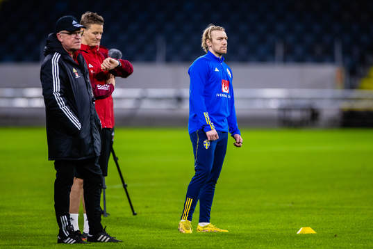 Emil Forsberg of the Swedish national football team