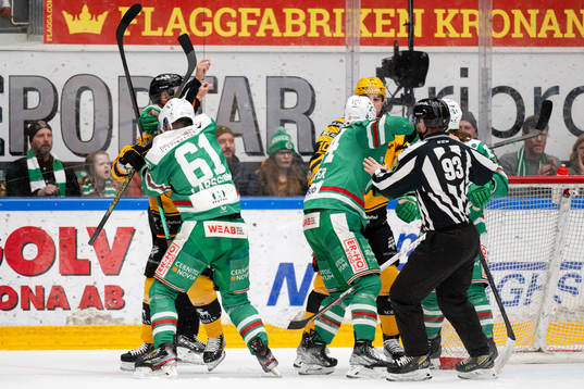 Bråk mellan Rögles Ludvig Larsson och Skellefteås Filip