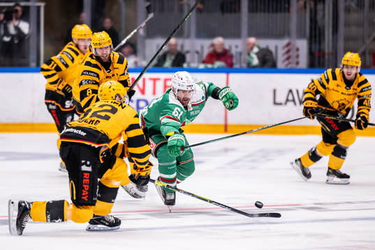 Rögles Ludvig Larsson mot Skellefteås Petter Granberg