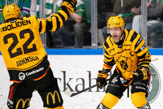 Skellefteås Oscar Möller jublar