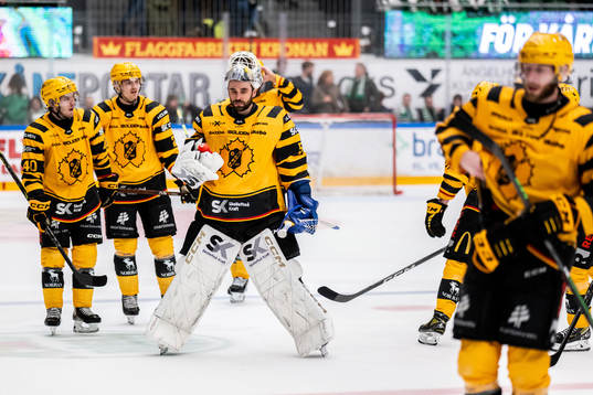 Skellefteås målvakt Frans Tuohimaa deppar