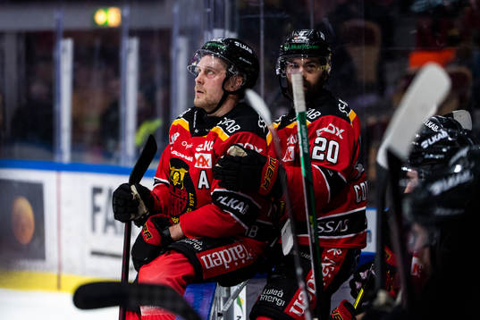 Luleås Juhani Tyrväinen och Jack Connolly