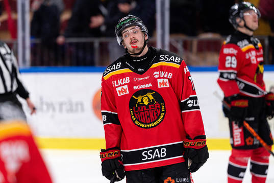 Luleås Isac Brännström deppar