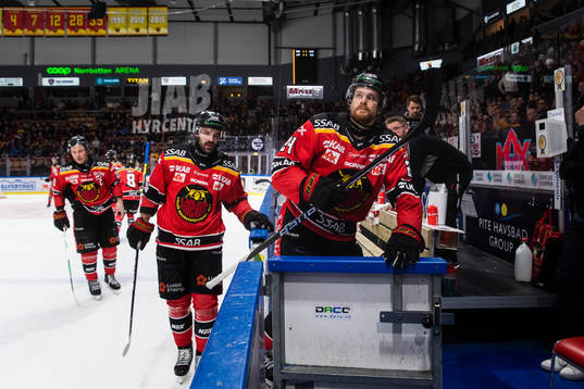 Luleås Linus Fröberg och Brendan Shinnimin