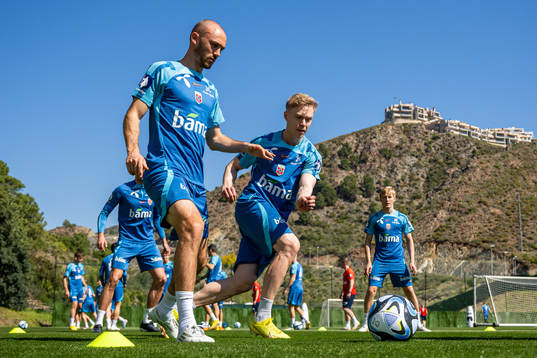 Fredrik Aursnes and Ola Brynhildsen of the Norwegian