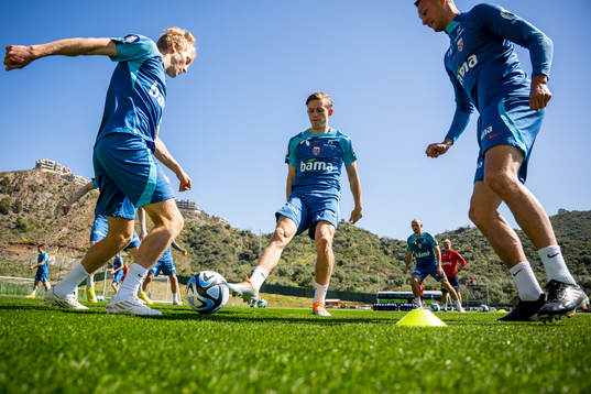 Birger Meling and Marcus Holmgren Pedersen of the Norwegian