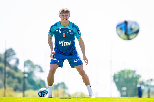 Martin Ødegaard of the Norwegian national football team