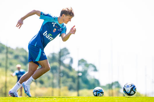 Martin Ødegaard of the Norwegian national football team
