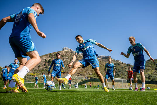 Mohamed Elyounoussi of the Norwegian national football team