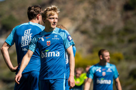 Birger Meling of the Norwegian national football team