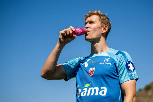 Ola Solbakken of the Norwegian national football team