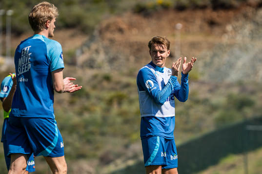 Martin Ødegaard of the Norwegian national football team