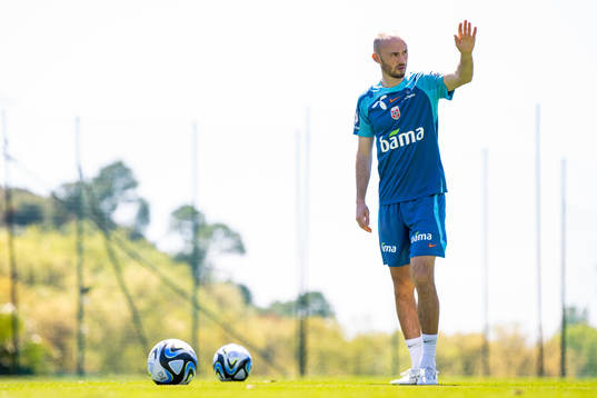 Fredrik Aursnes of the Norwegian national football team
