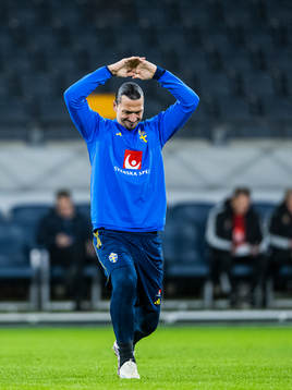 Zlatan Ibrahimovic of the Swedish national football team
