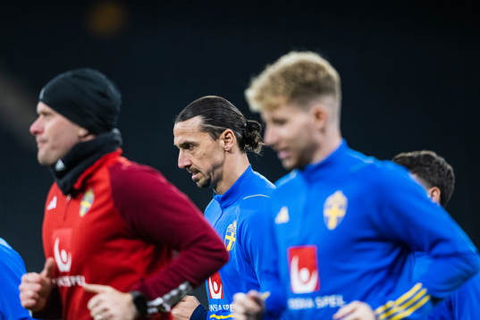 Zlatan Ibrahimovic of the Swedish national football team