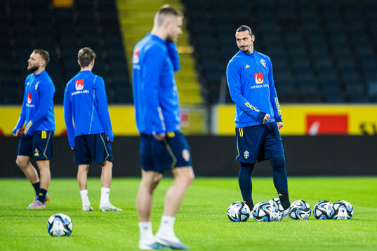 Zlatan Ibrahimovic of the Swedish national football team