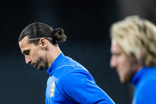 Zlatan Ibrahimovic of the Swedish national football team