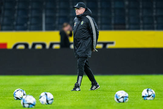 Head coach Janne Andersson of the Swedish national football