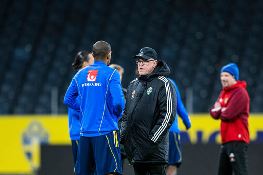 Head coach Janne Andersson of the Swedish national football