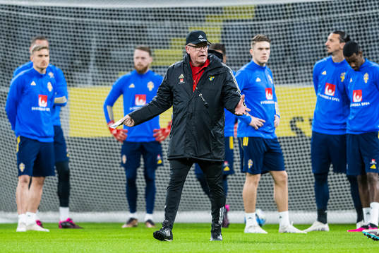 Head coach Janne Andersson of the Swedish national football