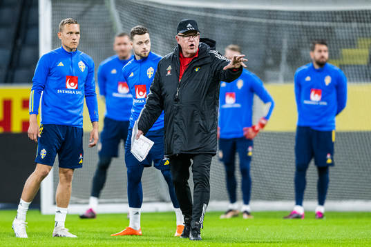 Head coach Janne Andersson of the Swedish national football