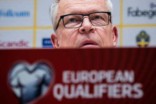 Head coach Janne Andersson of the Swedish national football