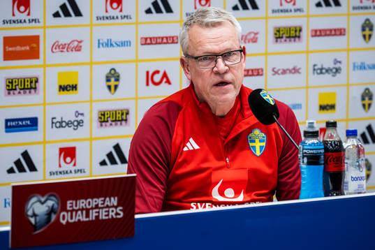 Head coach Janne Andersson of the Swedish national football