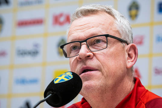 Head coach Janne Andersson of the Swedish national football
