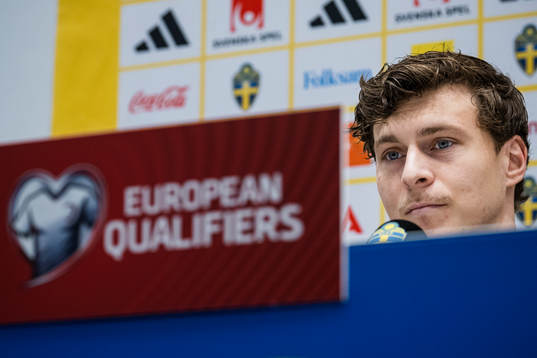Victor Nilsson Lindelöf of the Swedish national football